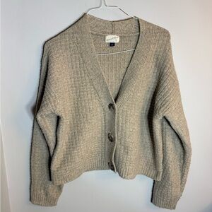 Universal Thread Taupe Cardigan Sweater.